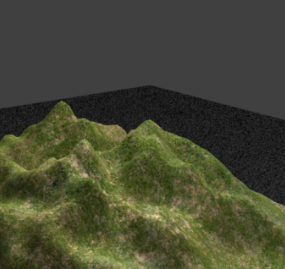 Mô hình 3d phong cảnh địa hình đá
