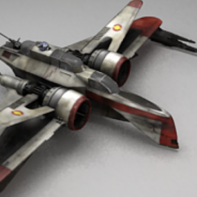 Arc-170 Star Fighter 3D-malli