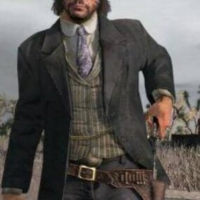 Model 3d Karakter John Cowboy