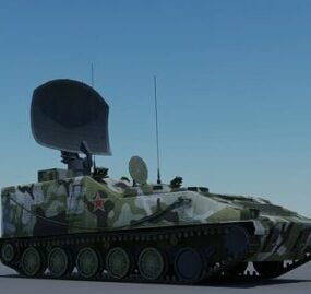 דגם Iron Dove Radar 3D