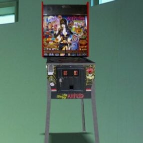 Elvira Pinball Machine 3d model