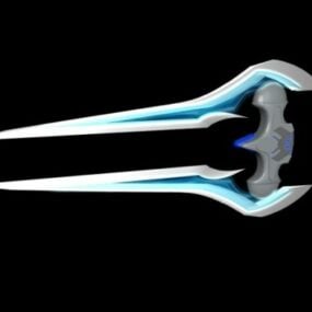Model 3d Pedang Energi Halo