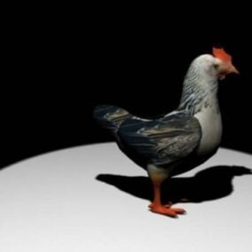 鶏の雄鶏3Dモデル