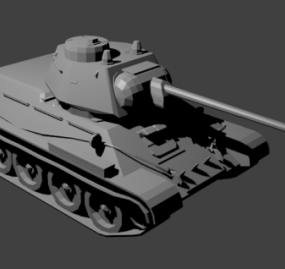 טנק T-34 דגם תלת מימד