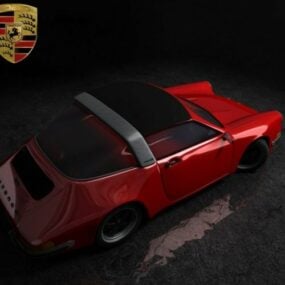 Eski model araba Porsche Type64 3D model