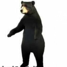 Modello 3d dell'orso in piedi