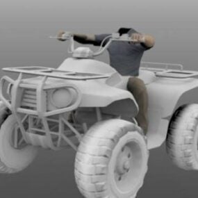 Tricycle Basket Front 3d model