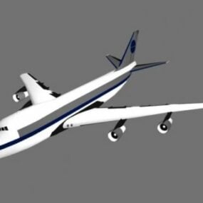 โมเดลเครื่องบินโบอิ้ง 747 3d