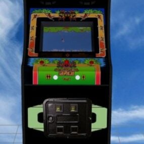 Jungle King Upright Arcade Machine 3d-model