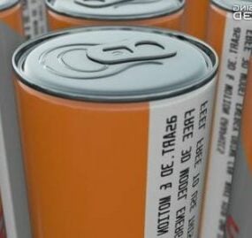 Energy Drink Cans 3d-modell