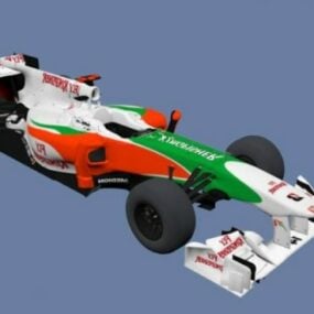 Force India F1 Sport Car 3d model