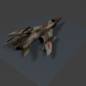 Bf2 Fantan-vliegtuigen 3D-model