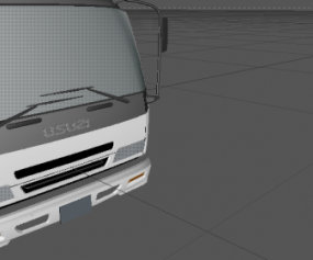 Auto Isuzu vrachtwagen 3D-model
