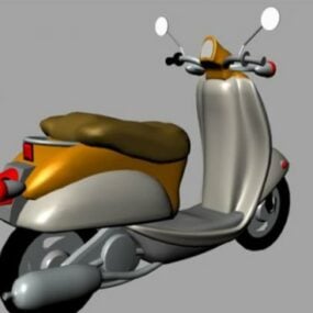 Vespa 踏板车 3d模型