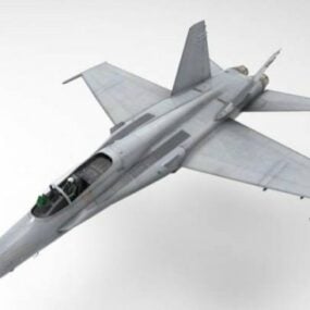 مدل سه بعدی هواپیمای سوپر هورنت Fa-18c