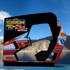 Monaco Gp – Upright Arcade Machine 3d model