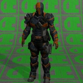 Deathstroke Character 3d-modell