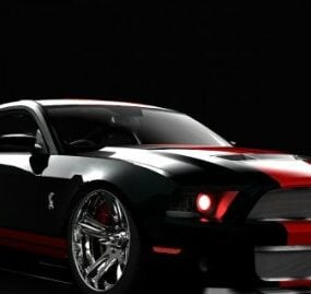 Mustang Shelby Custom 3d-modell