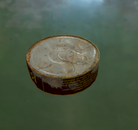 Canned Fish Food 3d model