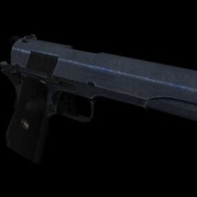 M1911枪武器3d模型