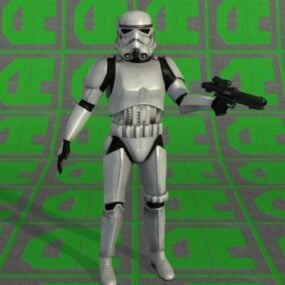 Personnage Stormtrooper modèle 3D