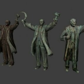 Statue de Lénine modèle 3D