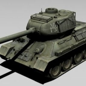 T-34 Tankı 3d modeli