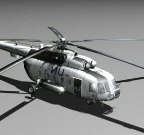Mi-8直升机3d模型