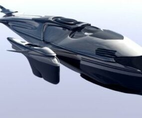 نموذج سفينة الفضاء صن جلايدر ثلاثي الأبعاد