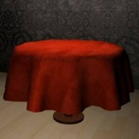 Table Cloth Covered 3d model