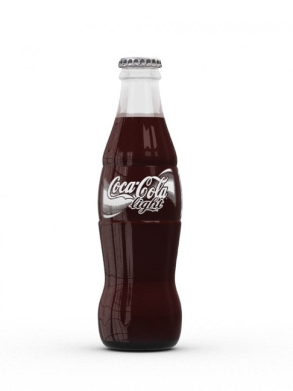 Cocacola High Glass Bottle