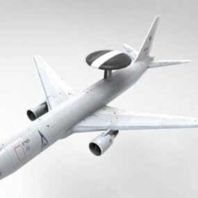 E767 Awacs-vliegtuig 3D-model