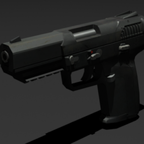 Modello 3d della pistola Fiveseven