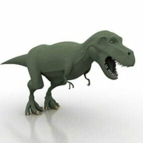 Scultura modello 3d di dinosauro