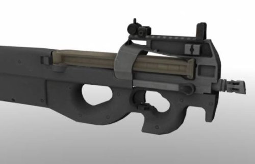 P90 Mesin Gun