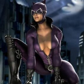 Catwoman-Charakter 3D-Modell