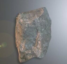 高聚详细岩石 3d 模型