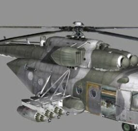 Mi-171 Hubschrauber 3D-Modell