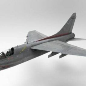 A7 Corsair-vliegtuigen 3D-model