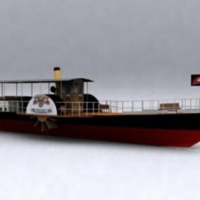 Doprava lodí zdarma 3D model