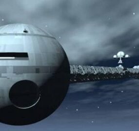 Múnla Discovery Spaceship 3d saor in aisce