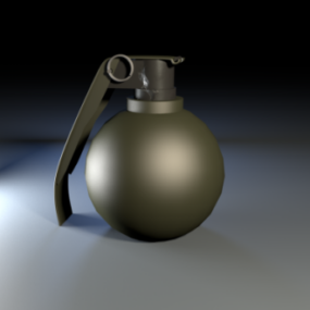 Futuristic Grenade Explosive 3d model