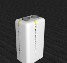 Ensemble de batteries électriques modèle 3D