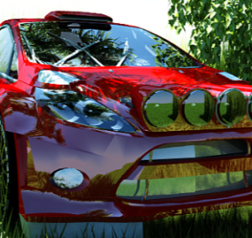 Modello 3D della Ford Fiesta