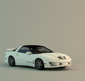 Voiture Pontiac Trans modèle 3D