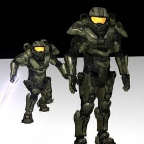 โมเดล 3 มิติของตัวละคร Halo Masterchef