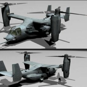 โมเดล 3 มิติเครื่องบิน Osprey ของสหรัฐฯ