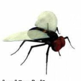 Modelo 3d de inseto animal voador