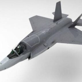 مدل سه بعدی هواپیمای لایتنینگ F35