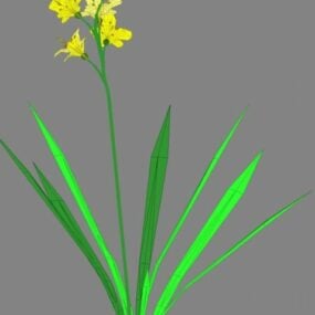 Simple Lowpoly Flower 3d model